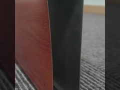 Decoración de interiores en U Forma de tubo cuadrado techo de deflector de oficina de aluminio falso elegante moderno