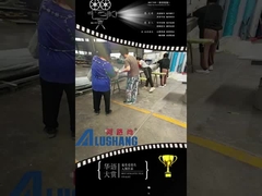 Aluminio Perforado Techo de aluminio techo de fasil Diseño de orificios de patrón regular Ventilación