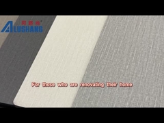 Panel compuesto de aluminio de café rojo para decoración de edificios interiores y exteriores