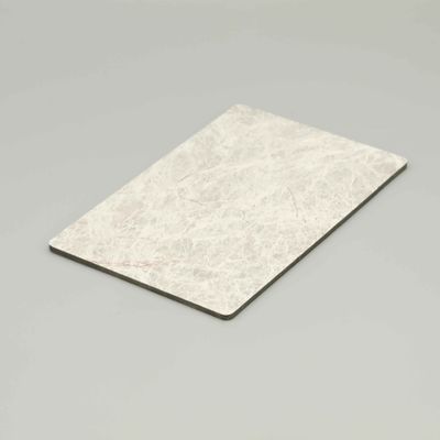 Panel compuesto de aluminio con revestimiento reflectante de 0,03 mm a 0,6 mm Acp Diseño de mármol de hoja