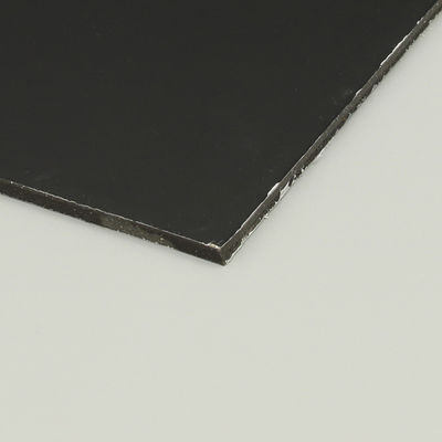 Café oscuro Panel compuesto de aluminio para la construcción Edificio Decoración 4MM 1.22*2.44m ACM ACP material de decoración de paredes