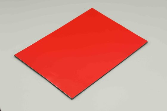 4 mm 1,22 x 2,44 m PE Panel de aluminio compuesto Balcones Acp Pared divisoria