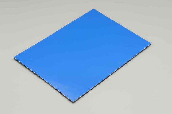 Panel compuesto de aluminio ignífugo (ACP) azul marino de 4 mm para revestimiento exterior y fachada de edificio