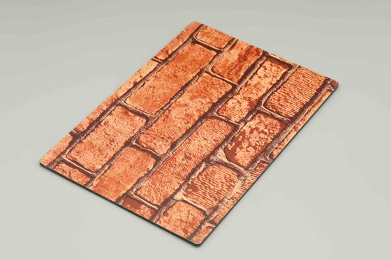 Panel compuesto de aluminio ACP de mármol para hoteles con interior de PVDF resistente a los arañazos para centros comerciales, bancos y hoteles