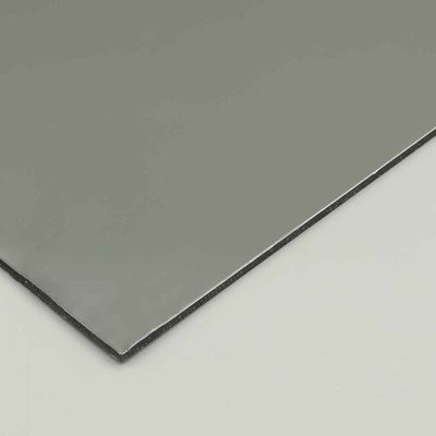 Panel compuesto de aluminio de PE gris 4MM 1.22 X 2.44m Panel compuesto de construcción exterior