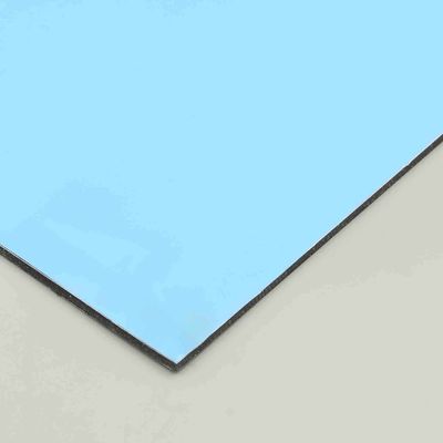 PVDF Mar Azul PE Panel compuesto de aluminio 4x8 Hojas 4MM Edificios de construcción Paredes exteriores