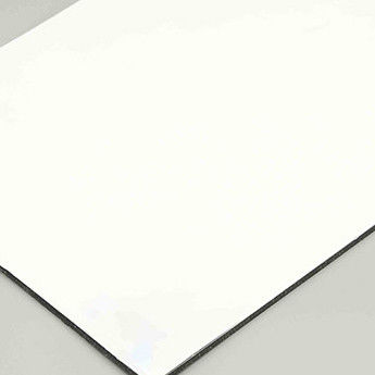 Panel compuesto de aluminio PVDF blanco duradero a prueba de rayos UV con revestimiento de fluorocarbono, lámina ACP ignífuga