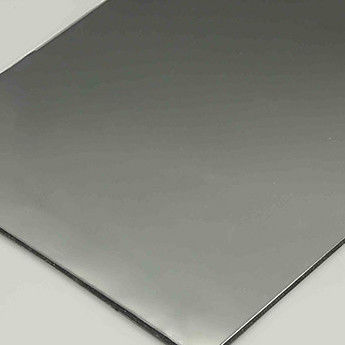 Panel compuesto de aluminio de espejo negro de 4 mm 1220×2440 mm PVDF recubierto de hoja ACP ignífugo B1