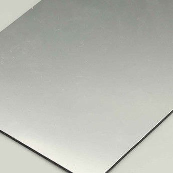 Lámina ACP Cepillada Plateada y Dorada de 48IN x 96IN, Panel Compuesto de Aluminio con Acabado Cepillado Plateado de 3mm, Revestimiento Decorativo para Exteriores