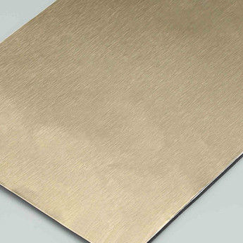Pared 0,3CM Panel compuesto de aluminio cepillado Revestimiento de hormigón Hoja de panel compuesto de aluminio