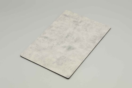 3 mm/4 mm de granito blanco, mármol de roca ACP. Panel compuesto de aluminio anti-rasguños con fácil instalación para revestimiento de bancos y paredes.