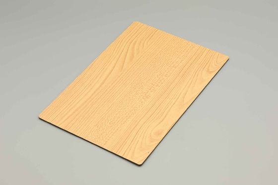 Pvdf revestimiento de aluminio de madera panel compuesto 3 mm Acp hoja para el exterior