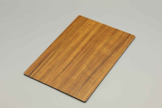 Tamaño OEM Grisa de madera de acabado Acp Hojas 1220MM X 2440MM Panel de Acm de grano de madera