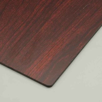 Paneles compuestos de madera ignífugos de madera Acp del rasguño anti de los 4MM PVDF para el revestimiento de paredes