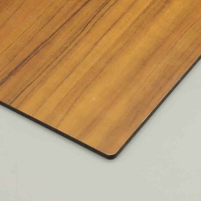 Panel compuesto de aluminio de grano de madera de 350 mm a 5800 mm Panel compuesto de aluminio
