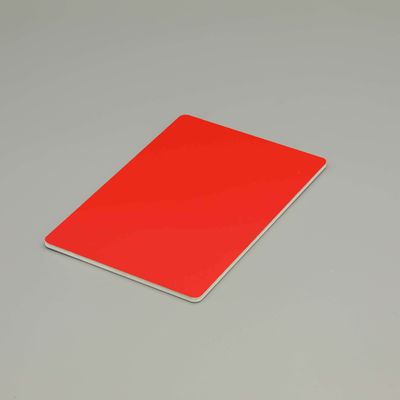 4 X 8 pies de resistencia al fuego rojo B1 A2 Pvdf Panel compuesto de aluminio Acp Hojas para fachada de revestimiento de paredes de decoración anticorrosión