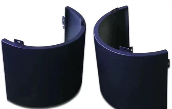 Capó de cobertura para equipos externos Diseños de flores anti-multiple Erosión de aluminio Anodizado de fachada Anodizado Revestido Instalación de pared exterior antiestática