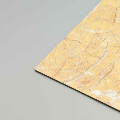 Panel Compuesto de Aluminio Marmoleado de 4 mm | Lámina ACP Resistente a Rayones para Revestimiento de Paredes Interiores y Exteriores