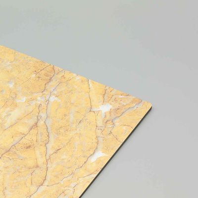 A2 Panel compuesto de aluminio de mármol antirrayas ignífugo para revestimiento de paredes exteriores