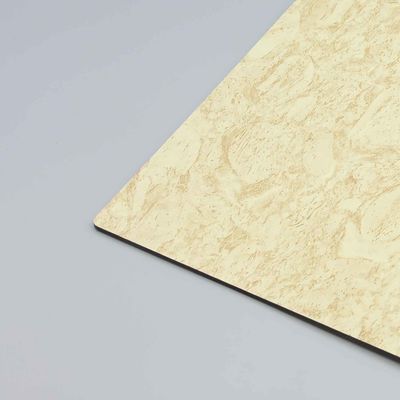 Panel de aluminio compuesto de acabado de mármol gris y negro (ACP) para revestimiento de paredes interiores y exteriores - a prueba de fuego y intemperie