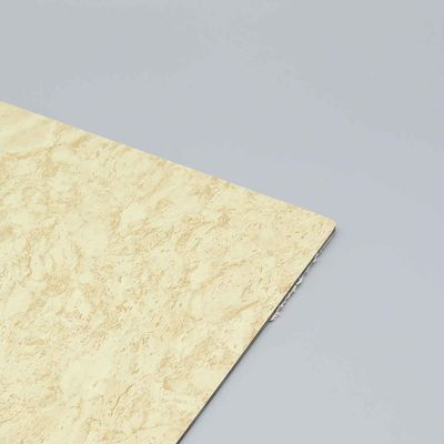 Panel Compuesto de Aluminio PVDF con Textura de Piedra de 4 mm | ACP con Acabado de Mármol Ignífugo B1 para Fachadas Exteriores