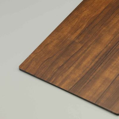 Panel de ACP de grano de madera de 4 mm para señalización y revestimiento de paredes