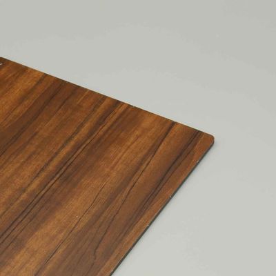 Panel Compuesto de Aluminio de Madera de Nogal de 3 mm y 4 mm | Hoja ACP Ignífuga para Aplicaciones Interiores y Exteriores