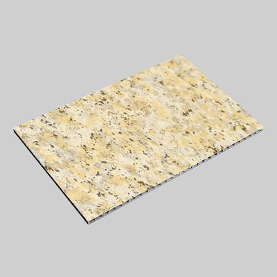 Panel de núcleo amarillo de panal de aluminio de granito de 244 cm Paneles de panal de aluminio de aluminio 4x8
