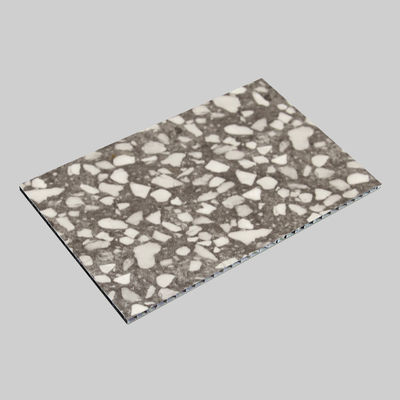 Panel de núcleo de honeycomb de aluminio antirrastreado gris claro A2 Panel de sandwich de honeycomb de aluminio a prueba de fuego