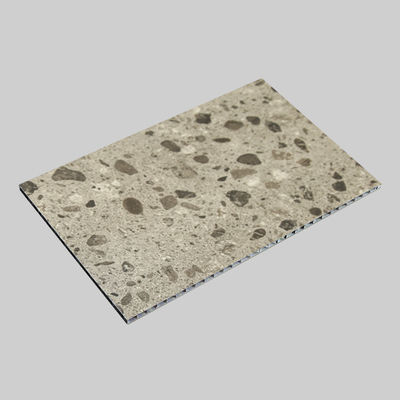 Tabla de panal de aluminio anti arañazo oscuro 3 mm revestimiento de pared exterior 1,22 x 2,44 m