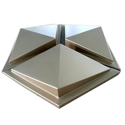 3003 8 mm a 210 mm revestimiento de carilla de aluminio 3d paneles de pared para la decoración de edificios