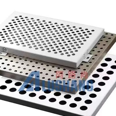 Aluminio Perforado Techo de aluminio techo de fasil Diseño de orificios de patrón regular Ventilación
