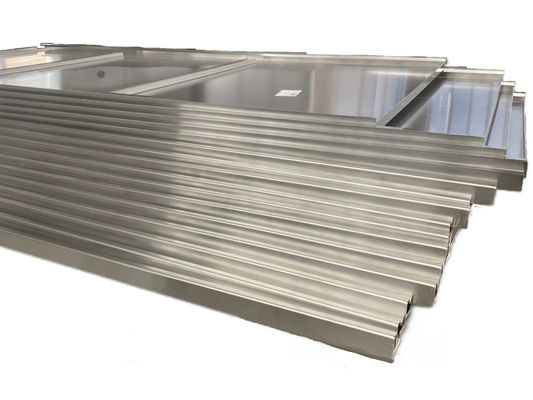 Instalación de paredes exteriores con revestimiento antiestático de revestimiento de aluminio con revestimiento de fluorocarbono