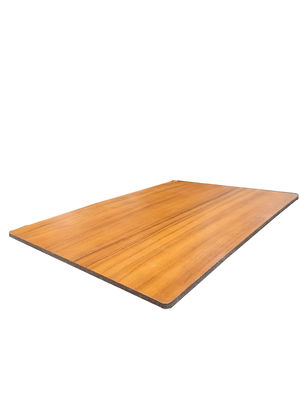 Cuero de aluminio 0,25 mm 4 mm Acp polietileno caoba impermeable PE Panel compuesto de aluminio 1,22 * 2,44 m por hoja