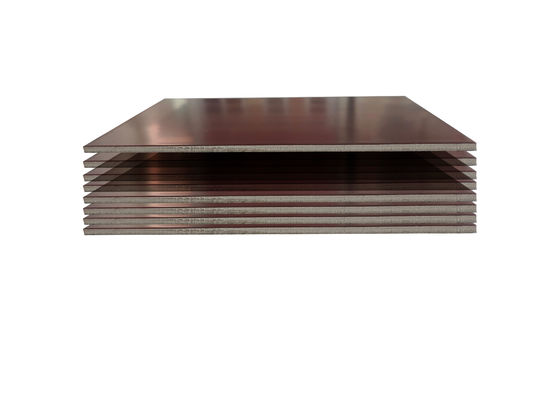 Panel de aluminio compuesto rojo mate Acp PE AA calidad material ligero duradero para decoración de paredes aluminio doble piel 0.11mm