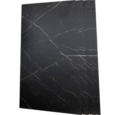 Tipo de eslabón de mármol oscuro Decorado Acp Hoja Interior fachada Acp 4 mm espesor Acp revestimiento Material de construcción Aluminio espesor 0,43 mm Pared de cortina