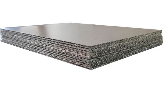 Para la decoración permanente de paredes exteriores A2 paneles corrugados de aluminio A2 calidad retardante del fuego proporciona una protección robusta en caso de incendio