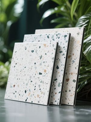 Panel Compuesto de Aluminio PVDF Duradero con Revestimiento de Piedra Fluorocarbonada Tamaño Estándar para Colgado en Seco de Muros Exteriores
