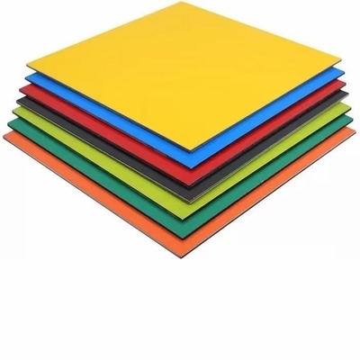 Paneles ACP recubiertos de PVDF/PE, 2,44 m de longitud, ecológicos, sin olor, duraderos para interiores y exteriores